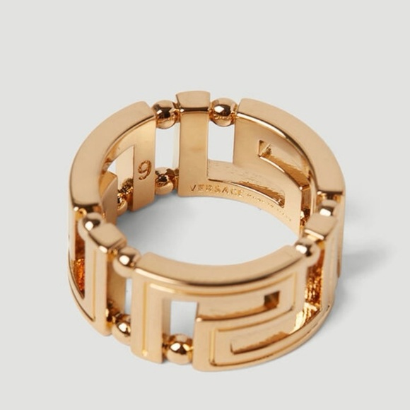 Versace Greca-detail Ring-Gold - Picture 6 of 7